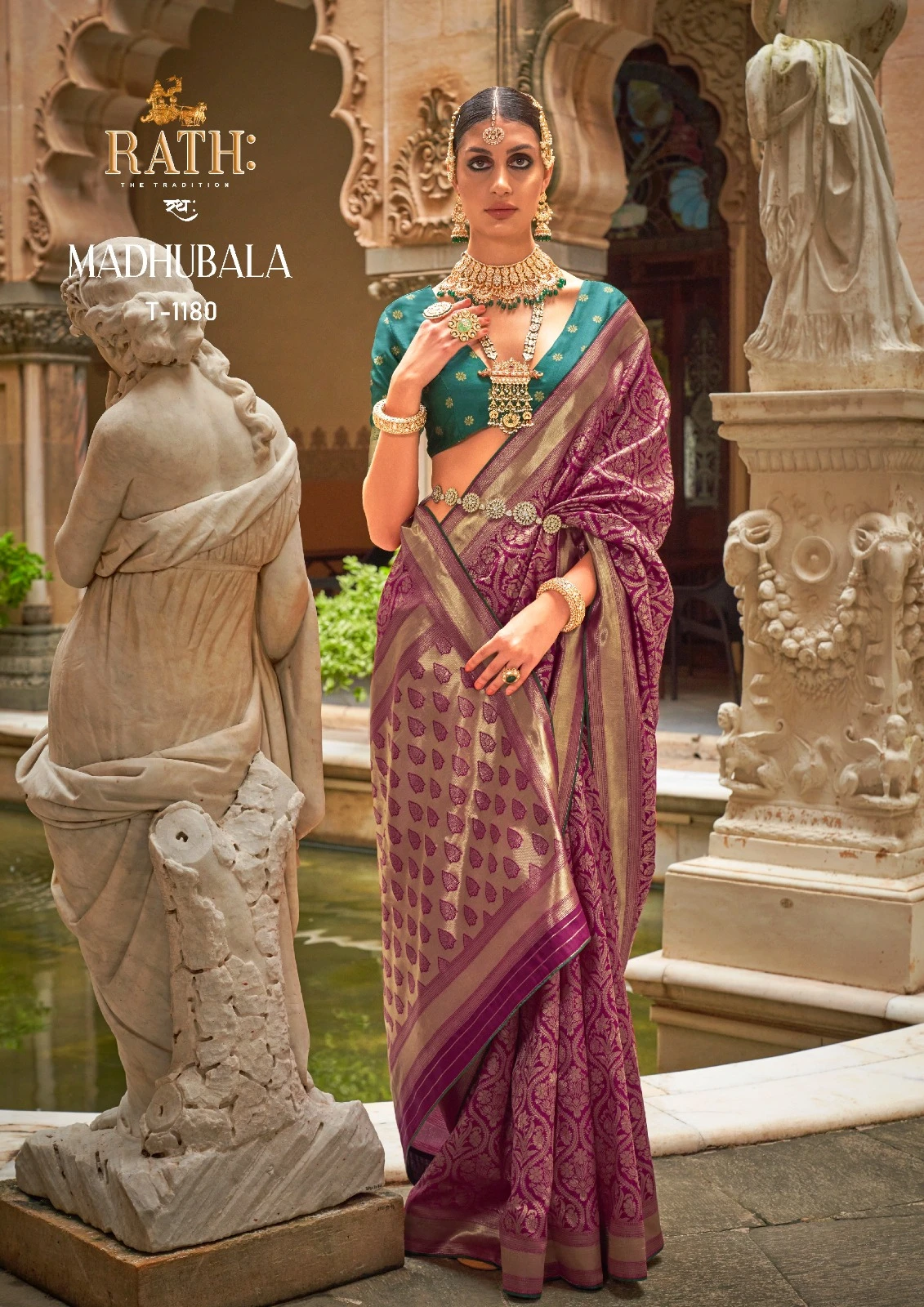Rath Madhubala B.C.P Silk Wholesale Fancy Sarees Catalog — Wholesale Sarees, MPA wholesale from Surat — view 2